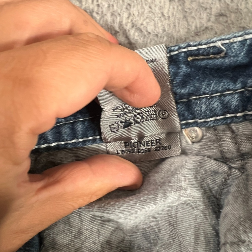 Silver Co. Pioneer Bootcut Jeans Womens 31x30" tag28x31 Flap Pocket Distressed - Picture 9 of 14